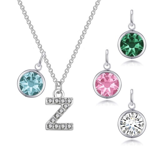 Collana pave iniziale - iniziale, z