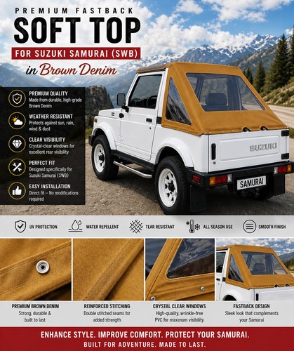 Suzuki samurai sierra fastback - suzuki,