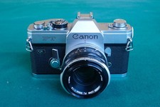 MACCHINA FOTOGRAFICA "CANON FT QL CON 50mm f 1,8"