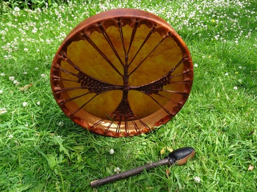 Tamburo sciamanico rotondo - , 16"