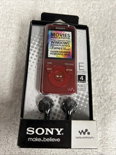 Sony walkman nwz - nwz-e383, red