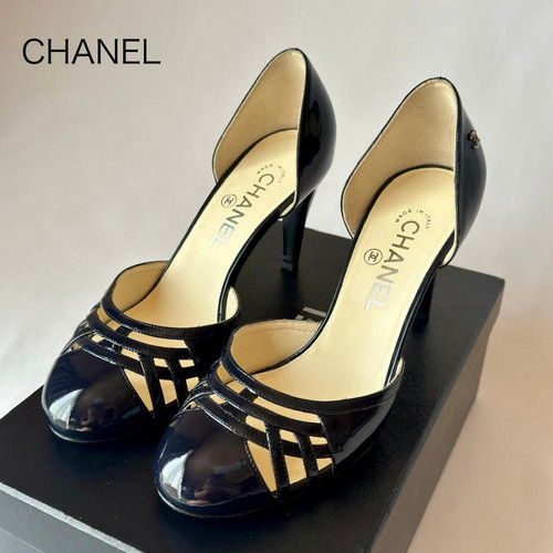 Décolleté chanel metallo - chanel,