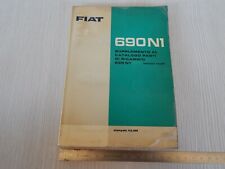 SUPPLEMENTO AL CATALOGO ORIGINALE RICAMBI 1963 FIAT 690 N1 PASSO 3000 3900