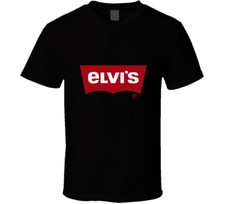 Elvis Mashup Levis Logo Funny