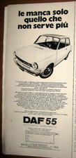 PUBBLICITA AUTO DAF 55 Variomatic vintage 1971 advertising werbung