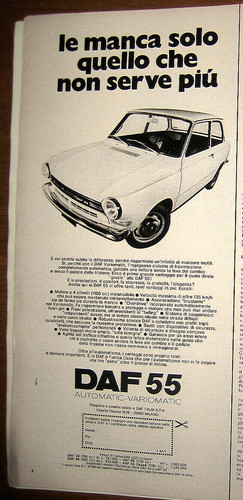 Pubblicita auto daf - auto, 55