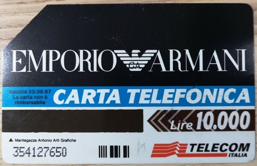 Carta telefonica emporio - telefonica,