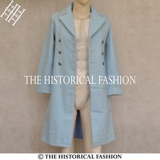 Baby Blue Elegant Frock coat