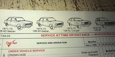 1970 - 1978 FIAT 128 Sedan &