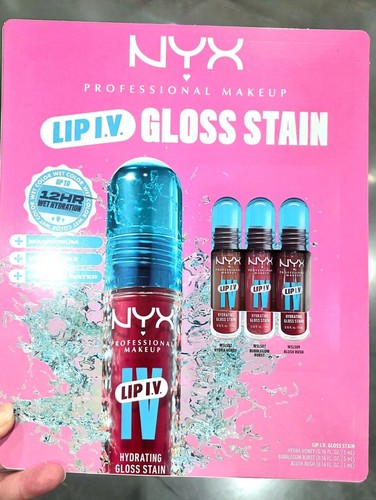 Nyx 3pk lip gloss stain - gloss,