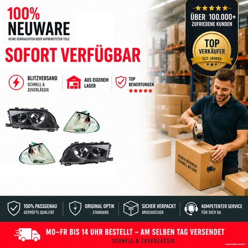 Set fari anteriori halog per - fari,
