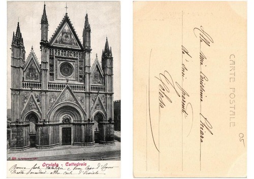 Cpa orvieto cattedrale - cpa, ak