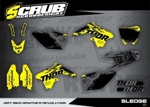 Kit grafica suzuki rmz450 - grafica,