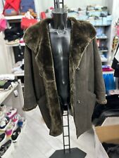 Ileana Zara Montone Shearling Usato Donna Woman Tg46 Verde LLV595