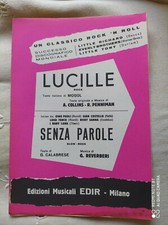 LITTLE RICHARD "LUCILLE" - GINO PAOLI "SENZA PAROLE" - 1960 - EDIZIONI EDIR MLAN