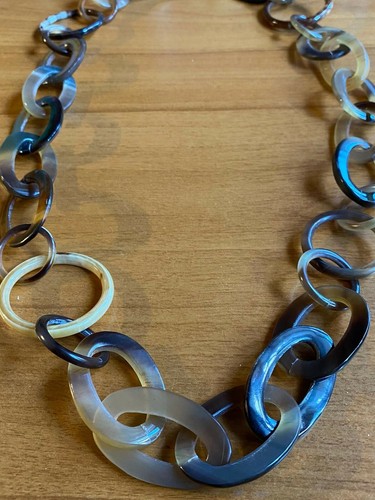 Collana etnica realizzata - collana,