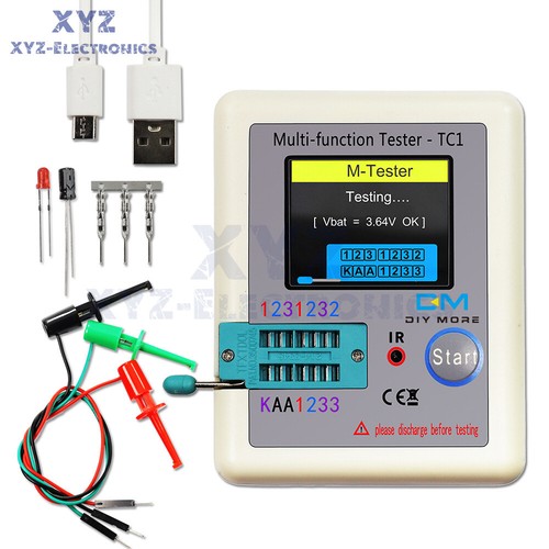 Lcr tc1 transistor - tester, tft
