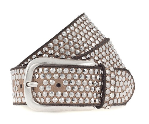 Belt zoe silver stud - b.belt,