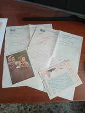 Andria Bari lotto di 2 carte intestate 1931  una carolina un pieghevole