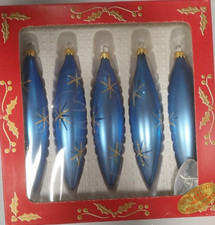 5 palline di Natale vintage