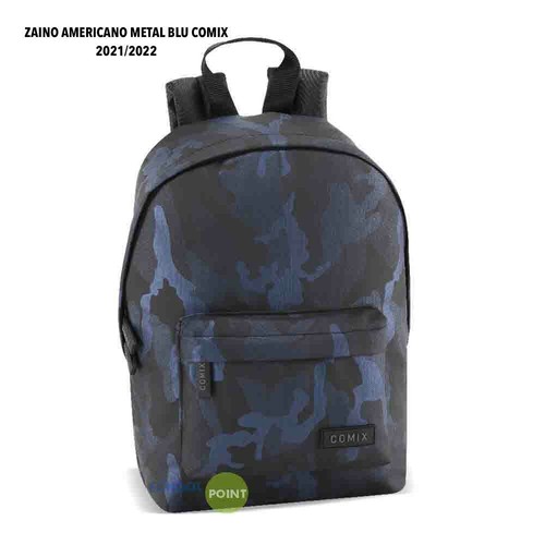 Zaino americano metal - zaino, blu