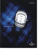 Rolex Cellini Cellissima Pubblicità 2001 Italian Magazine Advertising 28x21