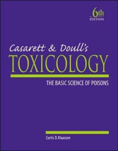 Casarett doull s toxicology - casarett, &