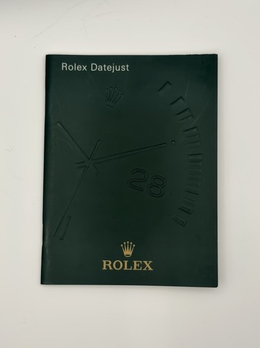 Rolex datejust booklet 116200 - datejust,