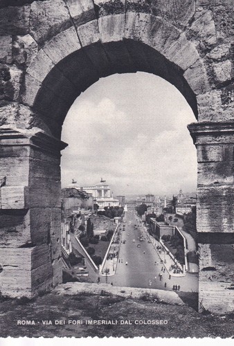 Postkarte rom roma via - postkarte,