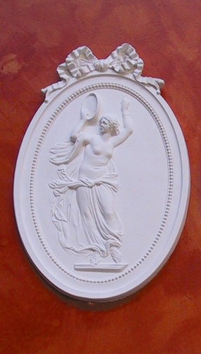 Bassorilievo gesso bianco - bassorilievo,