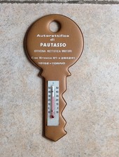 Termometro Vintage Pubblicitario Officina No Olio Fiat