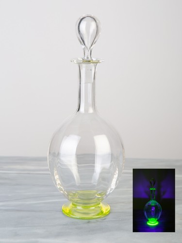 Decanter antico con base - decanter,