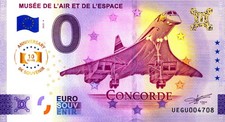 93 LE BOURGET Musée de l'Air 4, Concorde, 2025, Anniversaire, Billet Souvenir