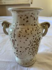 Vaso in terracotta con decorazioni. Dimensioni diam 10 h. 20