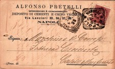 Napoli Alfonso Pretelli deposito Cementi F. piccolo  spedita