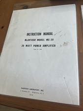 McIntosh MC30 Amplificatore di