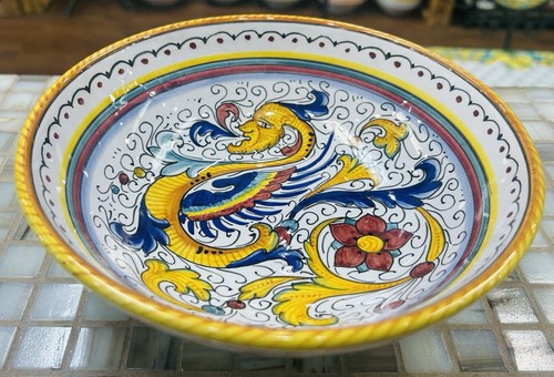 Deruta pottery bowl - pottery,