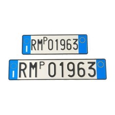 KIT Targa Prova Anteriore e