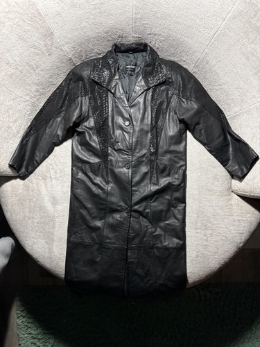 Cappotto pelle vintage - pelle,