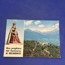 UNA PREGHIERA DAL SANTUARIO DI BELMONTE - CARTOLINA a colori