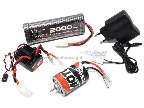 Kit brushed 10 motore - rc, 1/10