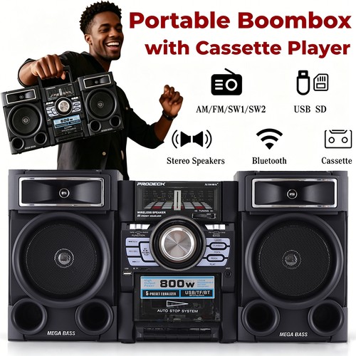 Lettore cassette boombox - cassette,