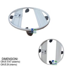 CARRELLO PORTA PIANTE PER VASO