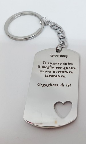 Portachiavi incisione laser