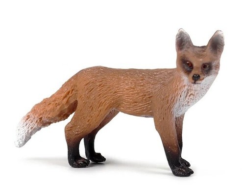 Volpe animale giocattolo pvc - animale,