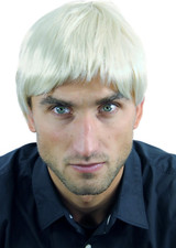- Parrucca Uomo Corta Biondo
