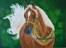 Cavallo da corsa criniera