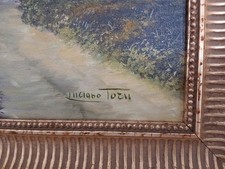 Dipinto Olio su Tela 40 X 80 cm Quadro firmato LUCIANO TORSI pezzo unico