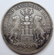 Moneta Impero Tedesco 5 Marchi