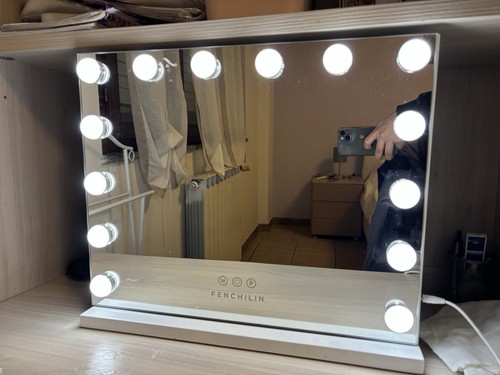 Specchio trucco con luci - con,